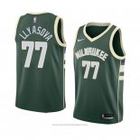 Maglia Milwaukee Bucks Ersan Llyasova #77 Icon 2018 Verde