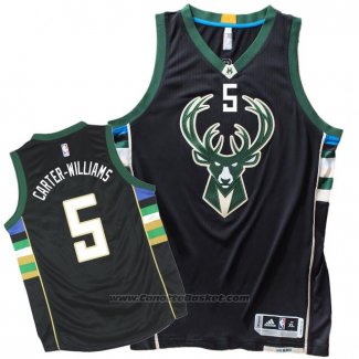 Maglia Milwaukee Bucks Michael Carter-Williams #5 Nero