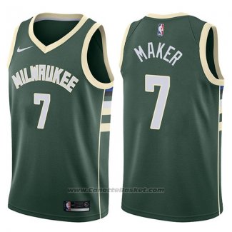 Maglia Milwaukee Bucks Thon Maker #7 Swingman Icon 2017-18 Verde