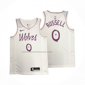 Maglia Minnesota Timberwolves Derrick Rose #0 Earned Bianco