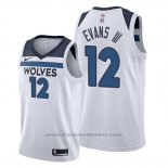 Maglia Minnesota Timberwolves Jacob Evans III #12 Association 2019-20 Bianco