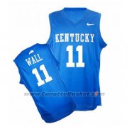 Maglia NCAA Kentucky Wildcats John Wall #11 Blu