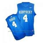 Maglia NCAA Kentucky Wildcats Rajon Rondo #4 Blu