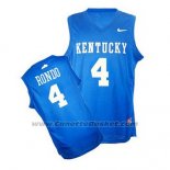 Maglia NCAA Kentucky Wildcats Rajon Rondo #4 Blu