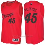 Maglia Natale 2016 Chicago Bulls Denzel Valentine #45 Rosso