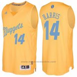 Maglia Natale 2016 Denver Nuggets Gary Harris #14 Or