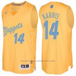 Maglia Natale 2016 Denver Nuggets Gary Harris #14 Or