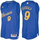 Maglia Natale 2016 Golden State Warriors Andre Iguodala #9 Blu