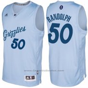 Maglia Natale 2016 Memphis Grizzlies Zach Randolph #50 Blu