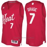 Maglia Natale 2016 Miami Heat Goran Dragic #7 Rosso