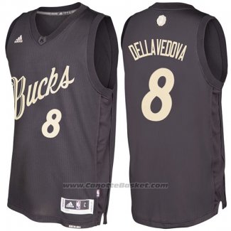 Maglia Natale 2016 Milwaukee Bucks Matthew Dellavedova #8 Nero