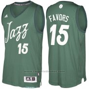 Maglia Natale 2016 Utah Jazz Derrick Favors #15 Veder