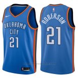 Maglia Oklahoma City Thunder Andre Roberson #21 Swingman Icon 2017-18 Blu