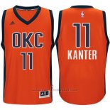 Maglia Oklahoma City Thunder Enes Kanter #11 Arancione