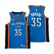 Maglia Oklahoma City Thunder Kevin Durant NO 35 Icon Blu