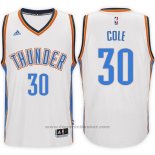 Maglia Oklahoma City Thunder Norris Cole #30 Bianco