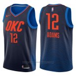 Maglia Oklahoma City Thunder Steven Adams #12 Statement 2017-18 Blu