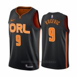 Maglia Orlando Magic Nikola Vucevic #9 Citta Edition Nero2