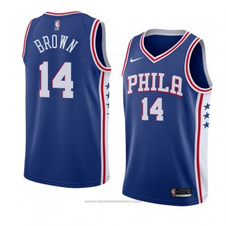 Maglia Philadelphia 76ers Anthony Marrone #14 Icon 2018 Blu