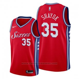 Maglia Philadelphia 76ers Marial Shayok #35 Statement Rosso