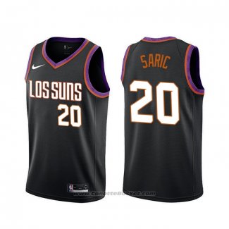 Maglia Phoenix Suns Dario Saric #20 Citta 2019-20 Nero