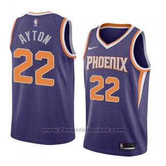 Maglia Phoenix Suns Deandre Ayton #22 Icon 2018 Viola