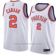 Maglia Phoenix Suns Isaiah Canaan #2 Hardwood Classic 2018 Bianco