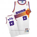 Maglia Phoenix Suns Steve Nash #13 Retro Bianco