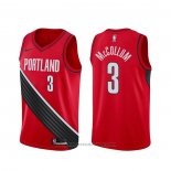 Maglia Portland Trail Blazers CJ McCollum #3 Statement Rosso