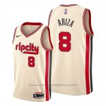 Maglia Portland Trail Blazers Trevor Ariza #8 Citta 2020 Crema