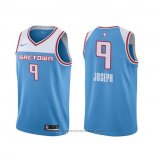 Maglia Sacramento Kings Cory Joseph #9 Citta 2019-20 Blu