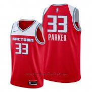 Maglia Sacramento Kings Jabari Parker #33 Citta 2019-20 Rosso