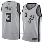 Maglia San Antonio Spurs Brandon Paul #3 Statement 2018 Grigio