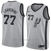 Maglia San Antonio Spurs Joffrey Lauvergne #77 Statement 2018 Grigio