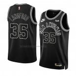 Maglia San Antonio Spurs Romeo Langford NO 35 Classic 2022-23 Nero