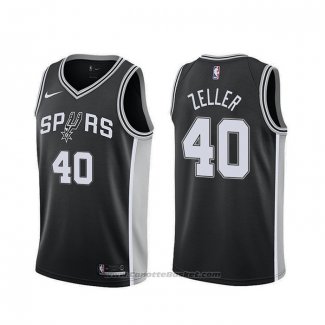 Maglia San Antonio Spurs Tyler Zeller #40 Icon Nero