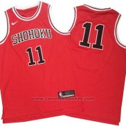 Maglia Shohoku #11 Rosso