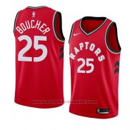 Maglia Tornto Raptors Chris Boucher #25 Icon 2018 Rosso