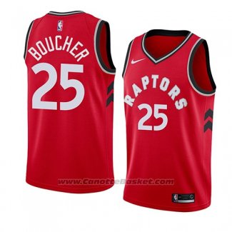 Maglia Tornto Raptors Chris Boucher #25 Icon 2018 Rosso