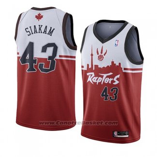 Maglia Toronto Raptors Pascal Siakam #43 Citta 2019-20 Rosso