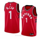 Maglia Toronto Raptors Patrick Mccaw #1 Icon 2018 Rosso