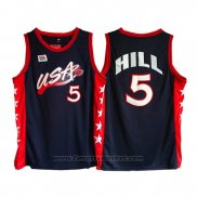 Maglia USA 1996 Grant Hill #5 Nero