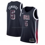 Maglia USA 2024 Anthony Edwards #5 Blu