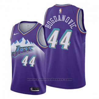 Maglia Utah Jazz Bojan Bogdanovic #44 Hardwood Classics 2019-20 Viola