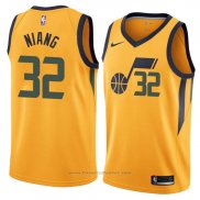 Maglia Utah Jazz Georges Niang #32 Statement 2018 Giallo