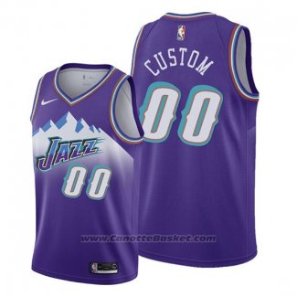 Maglia Utah Jazz Personalizzate Hardwood Classic 2019-20 Viola