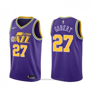 Maglia Utah Jazz Rudy Gobert #27 Hardwood Classics Viola