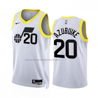 Maglia Utah Jazz Udoka Azubuike #20 Association 2022-23 Bianco