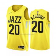 Maglia Utah Jazz Udoka Azubuike #20 Icon 2022-23 Giallo