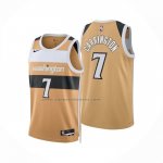 Maglia Washington Wizards Bub Carrington No 7 Citta 2025-26 Giallo